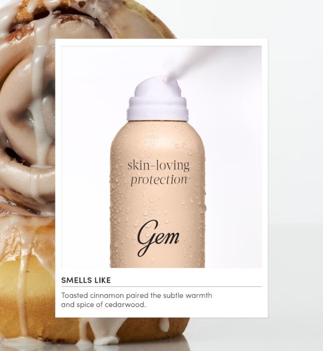 GEM SKIN-LOVING DEODORANT 48HR SWEAT PROTECTION SPRAY